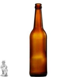 Bier fles Long Neck 50 cl bruin per 12 stuks
