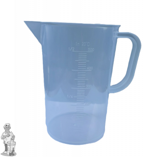 Maatbeker Transparant met maat verdeling 500 ML

