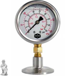 Manometer 1.5 Inch Tri-clamp