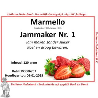 Marmello Jammaker NR 1 geleerpoeder zonder suikertoevoeging 1 kg