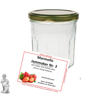 Jampot bon maman 324 ml tray 20 Stuks incl twist off deksel 82mm.