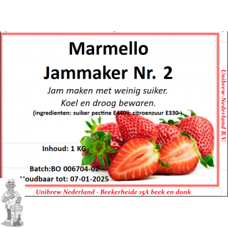 Marmello Jammaker NR 2 geleerpoeder  1 kg