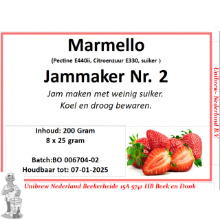 Marmello jammaker 2 geleerpoeder 200 gram.