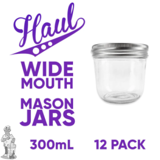 Mason Jars 300 ml met deksels - 12 stuks (Haul)