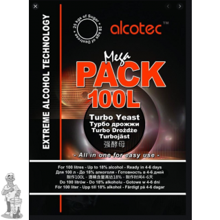Alcotec Turbo Yeast - Mega Pack voor 100 liter