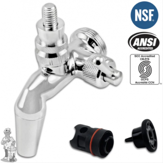 Nukatap - tapkraan uit roestvrij staal - flow control G2