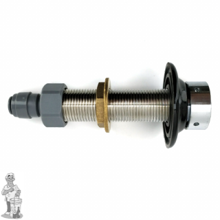 Nukatap schacht Duotight 100 mm Roestvrij staal met Duotight 8 mm (5/16")