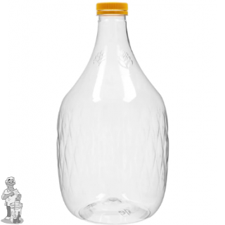  PET mandfles 5 liter met schroefdop