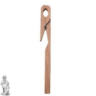 Proefbuisklem hout lengte 15 cm