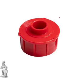 Rode dop voor waterslot Dertig en zestig liter Gistingsvat plastic