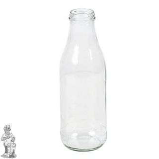 Sapfles 1 liter  incl Twist - off deksel 48 mm Doos 12 Stuks  
