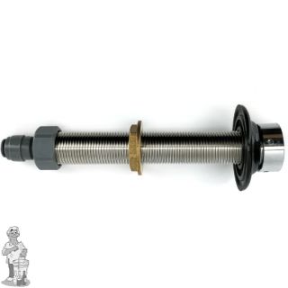 Nukatap schacht Duotight 100 mm Roestvrij staal met Duotight 8 mm (5/16")