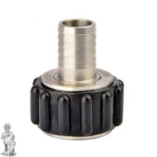 Blichmann™ aansluiting 1/2"" NPT x 1/2"" slangtuit recht