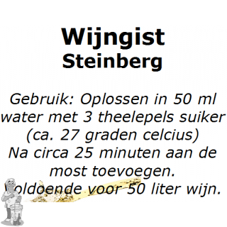 Wijngistsachet Steinberg 5 gram