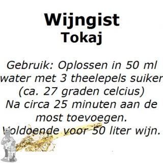 Wijngistsachet Tokay