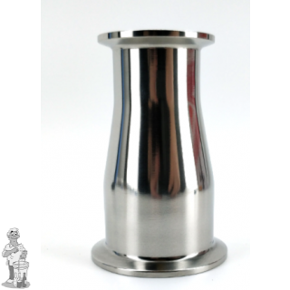 Tri-Clamp overgang van 1,5 naar 2 inch