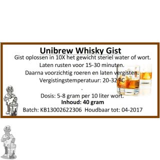 Unibrew Whisky Gist 40 gram