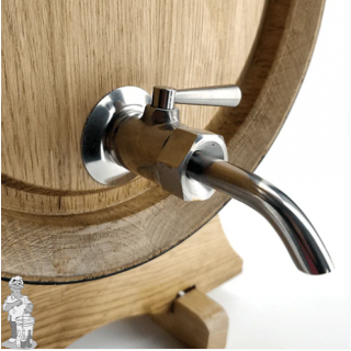 Tap voor eiken vat RVS