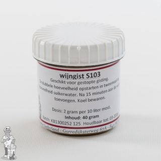 Unibrew wijngist voor hoge alcohol (S103) 40 gram
