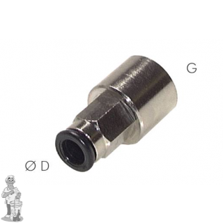 Verbindingsverbinding m. Binnendraad. G 1/4 "-8 mm, 