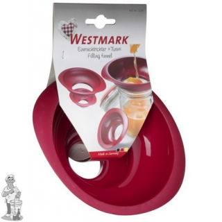 Westmark vultrechter 40 en 100 mm voor Weck en glazen potten.