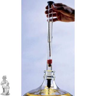 Wijndief Transparant / wine thief transparant voor hydrometer