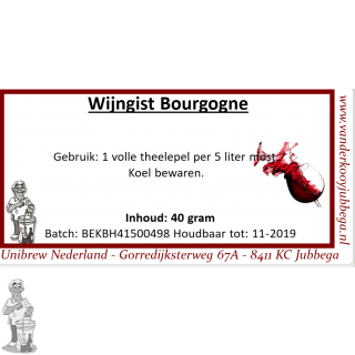 Wijngist  Bourgogne 40 gram