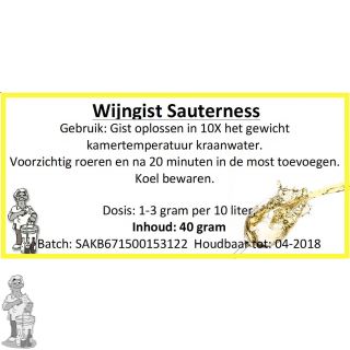 Wijngist Sauterness 40 Gram