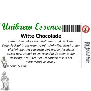 Unibrew essence Witte Chocolade 500 ml