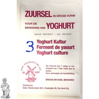 yoghurt ferment / zuursel per 3 stuks