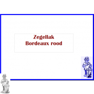 Zegellak / wax Bordeaux rood 950 gram