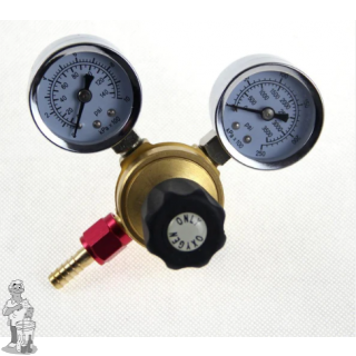 Zuurstof Drukregelaar M12 draad met 2 manometers
