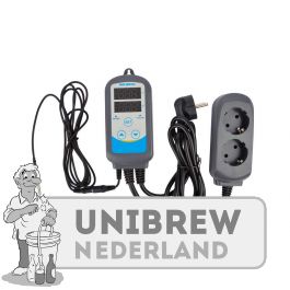 Inkbird ITC-310T-B Temperaturregler, 230V Programmierbare Timer Stecker, 12 Verschiedene Temperaturen mit 12 Zeiträumen für Gärung,Maischen,Bierbrauen
