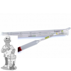 3 scale hydrometer,  specifiek soortelijk gewicht, potentiële alcohol en suiker per liter