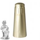 Champagne kapsules alu glad oppervlak goud 1000 stuks.  