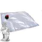 zak transparant voor BAG in BOX 5 liter sap