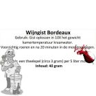 Wijngist Bordeaux 40 Gram