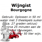 Wijngistsachet Bourgogne 5 gram