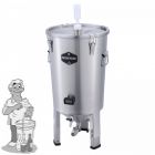 Brew Monk™ rvs vergistingsvat 30 liter. TC Deksel