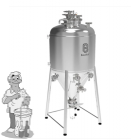 Brewbuilt-x3-roestvrijstalen-conische-unitank 144 liter met koelmantel