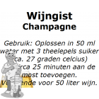Wijngistsachet Champagne 5 gram