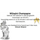 Wijngist Champagne 40 gram