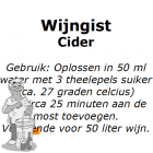 Wijngistsachet Cider 5 gram