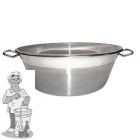 Confituurkookpot- jam kook pan 27- 38 cm 9L inox (voor alle warmte bronnen)