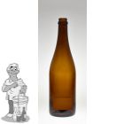 Bier fles Champenoise Bruin 75 CL 26 mm doos 12 Stuks