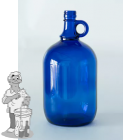 Gistingsfles met oortje 2 liter blauw