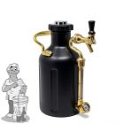 GrowlerWerks uKeg™ 64 matzwart - 1,9 l