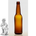 Bier fles Long Neck 33 cl bruin 24 stuks. 