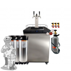Kegerator Series X 3 taps met 3 Soda-kegs