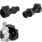JoinTech vrouwelijke connector met automatische uitschakeling x 1/2 inch BSPT mannelijk